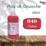  Màu vẽ Gouache, Màu Bột SUNWAY Đài Loan Chai 500ml (24 màu lẻ) 