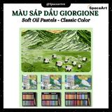  Màu Sáp dầu Giorgione Soft Oil Pastels Hạng Hoạ Sĩ Vẽ tranh nổi - Classic Color (bìa xanh) 