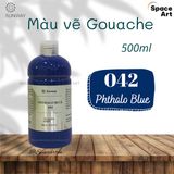  Màu vẽ Gouache, Màu Bột SUNWAY Đài Loan Chai 500ml (24 màu lẻ) 