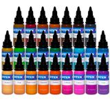  INTENZE - 25 Color Tattoo Ink Set 1oz 