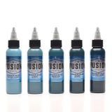  FUSION INK OPAQUE BLUE SET 