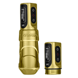  FK IRONS - FLUX MAX TATTOO MACHINE WITH 2 POWERBOLT HOPE VERSUS CANCER GOLD 