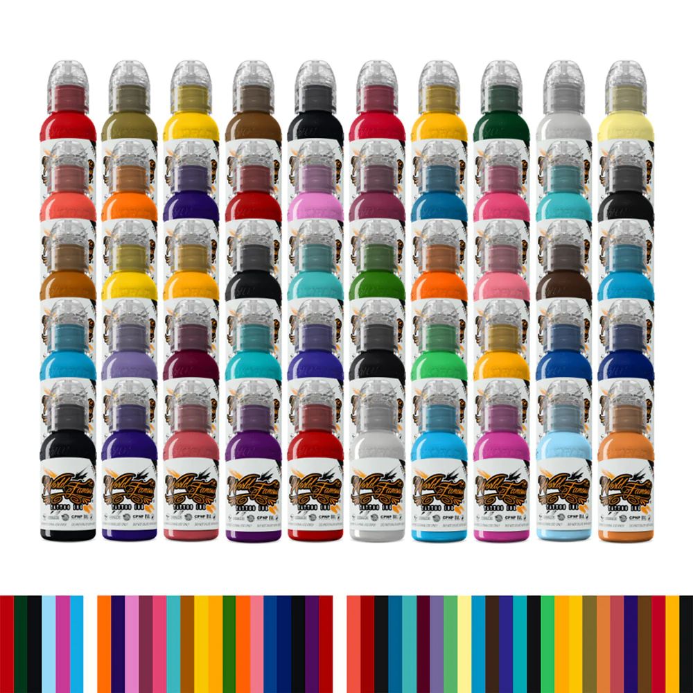 WORLD FAMOUS 50 COLOR 1OZ BOTTLE SET