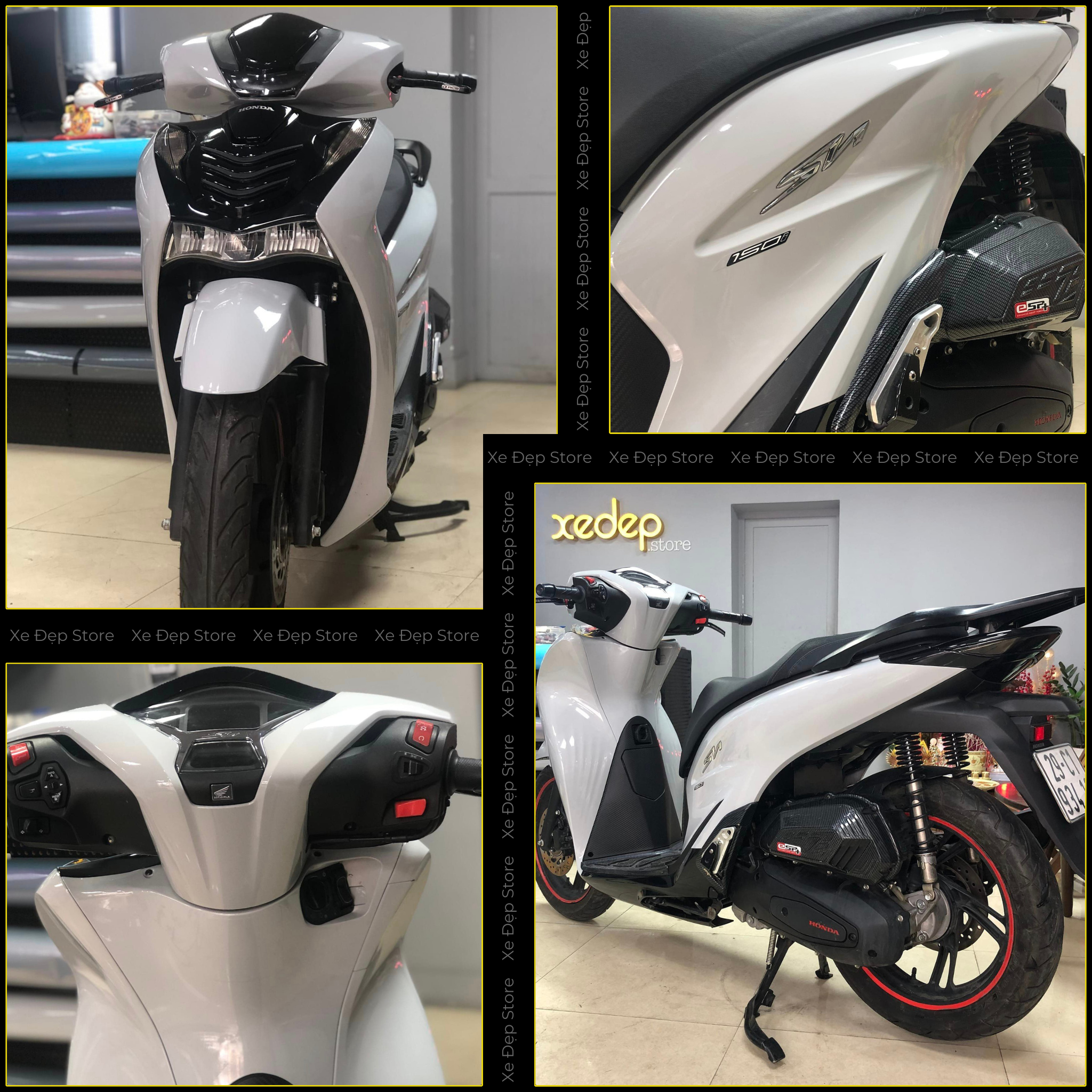 SH 2020 Dán Đổi Màu Xám Trắng