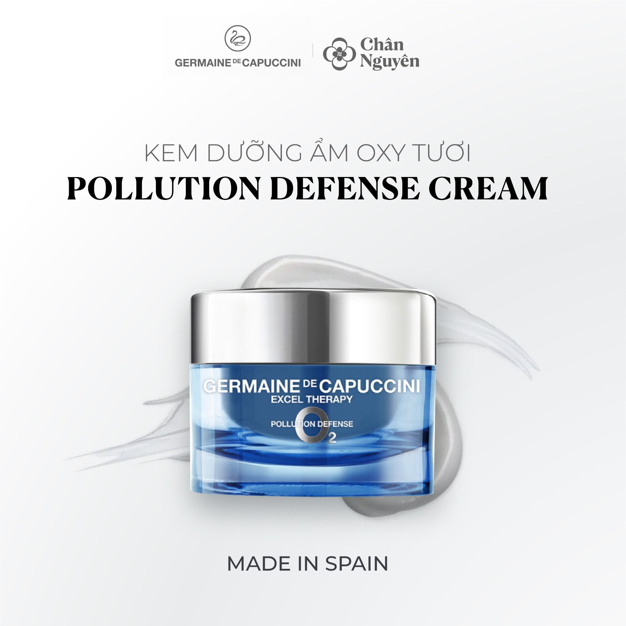  KEM DƯỠNG ẨM OXY TƯƠI GERMAINE DE CAPUCCINI POLLUTION DEFENSE CREAM 