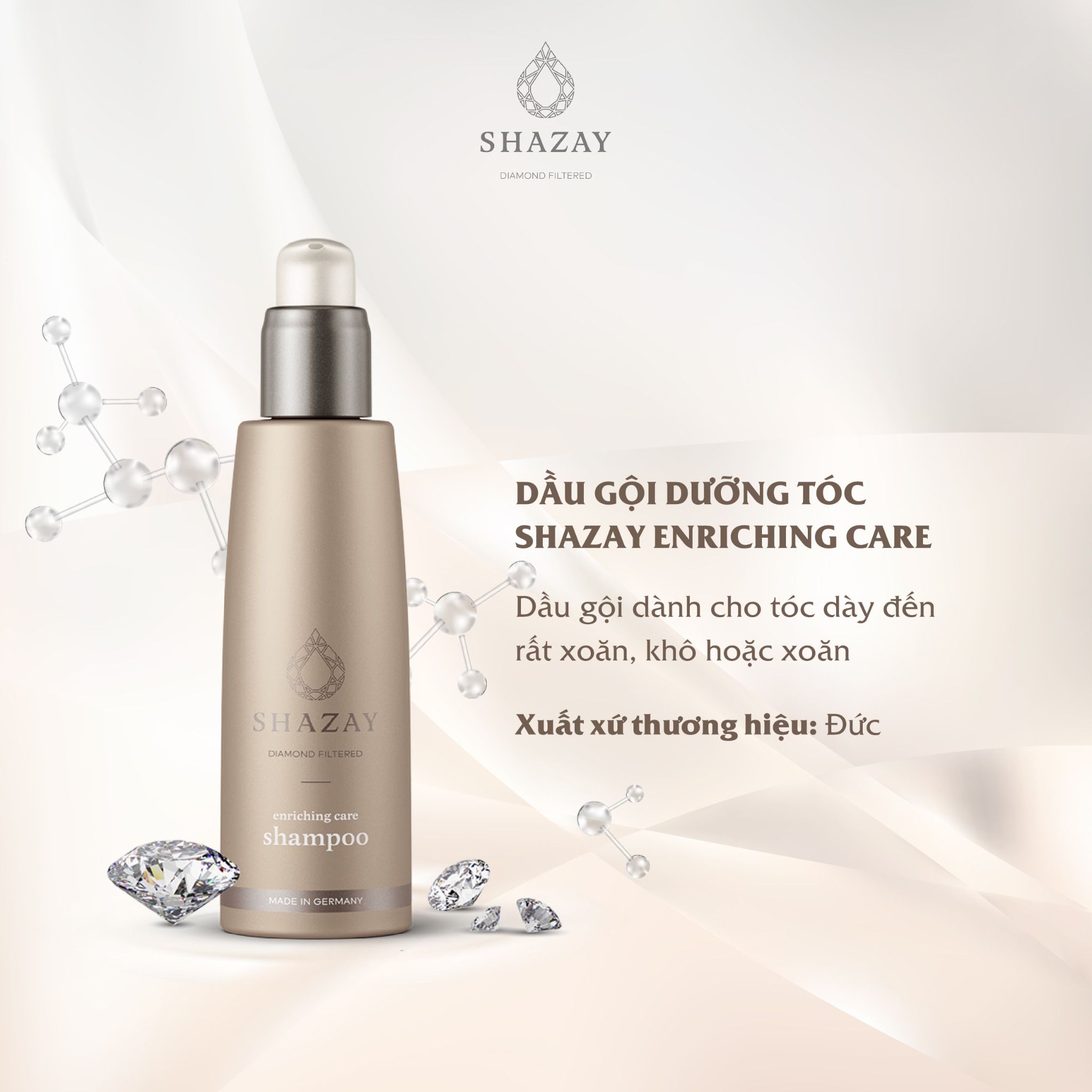  DẦU GỘI DƯỠNG TÓC SHAZAY ENRICHING CARE 