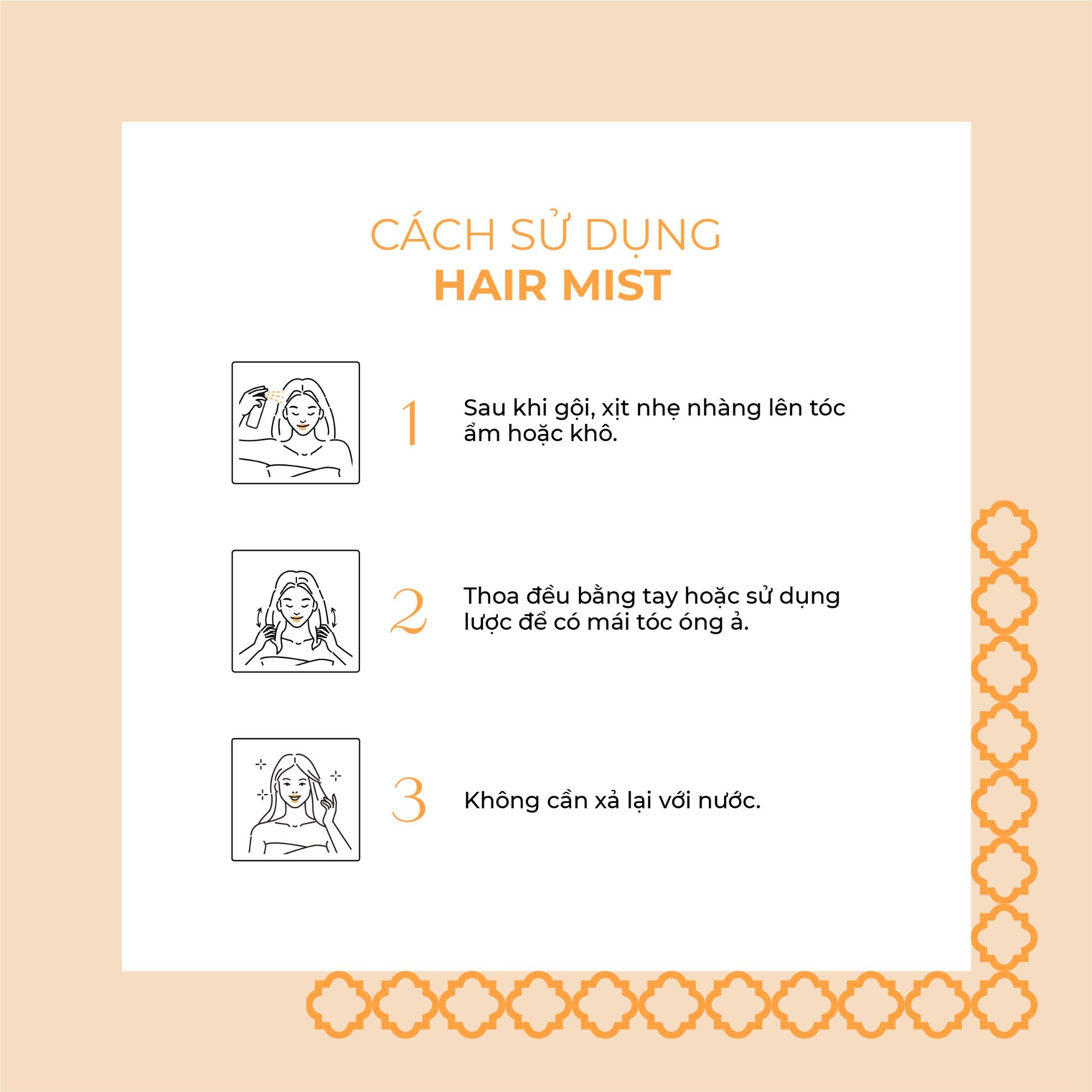 HAIR MIST - Xịt Dưỡng Tóc