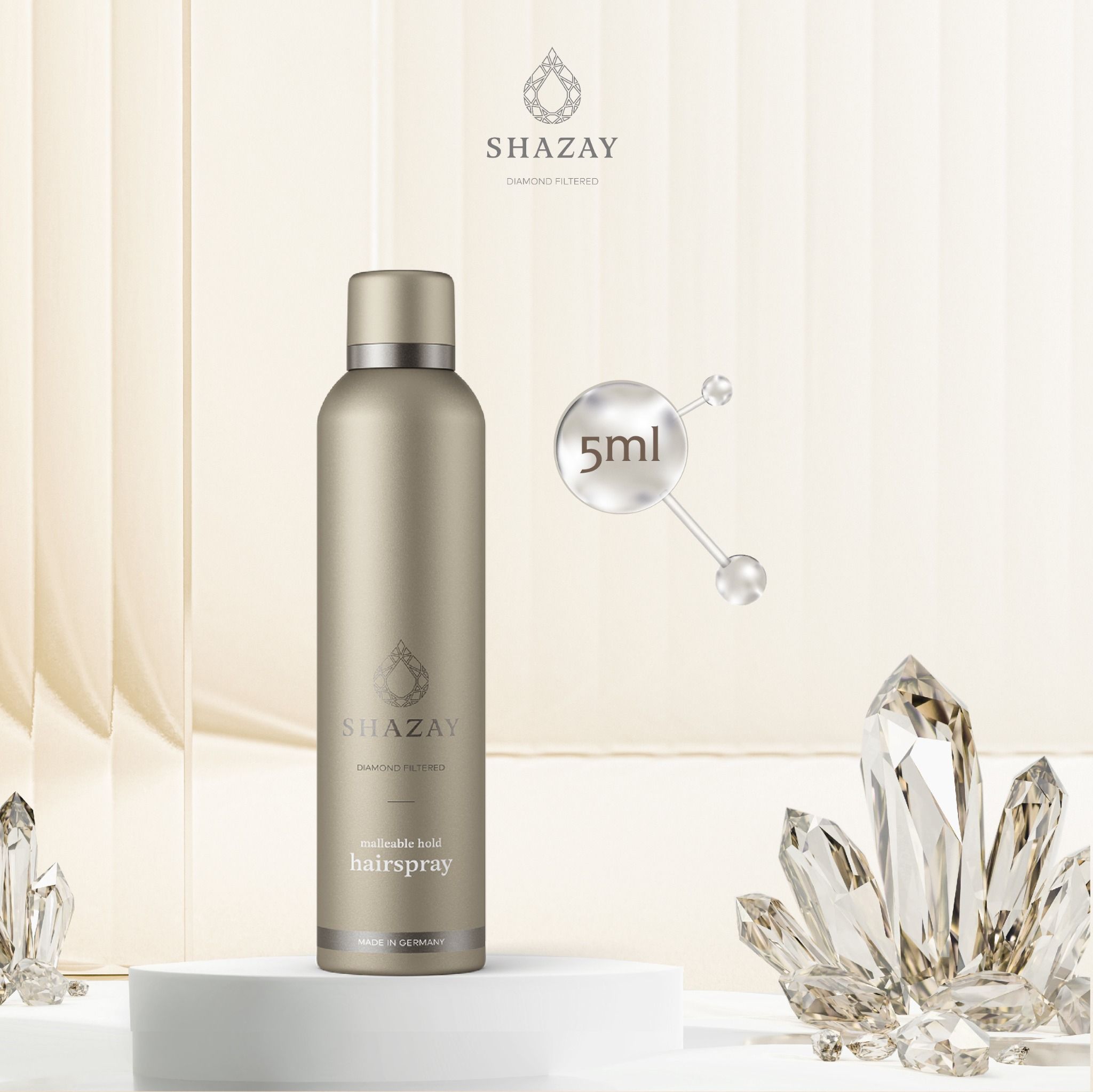 KEO XỊT GIỮ NẾP TÓC SHAZAY MALLEABLE HOLD HAIRSPRAY
