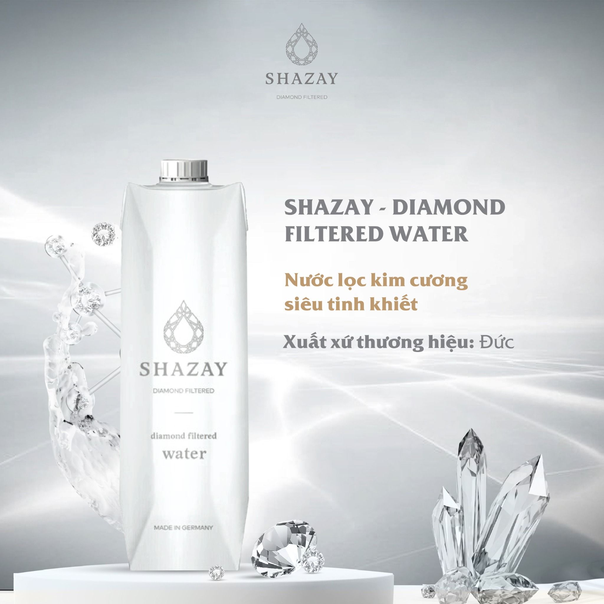  NƯỚC LỌC KIM CƯƠNG SHAZAY - DIAMOND FILTERED WATER 