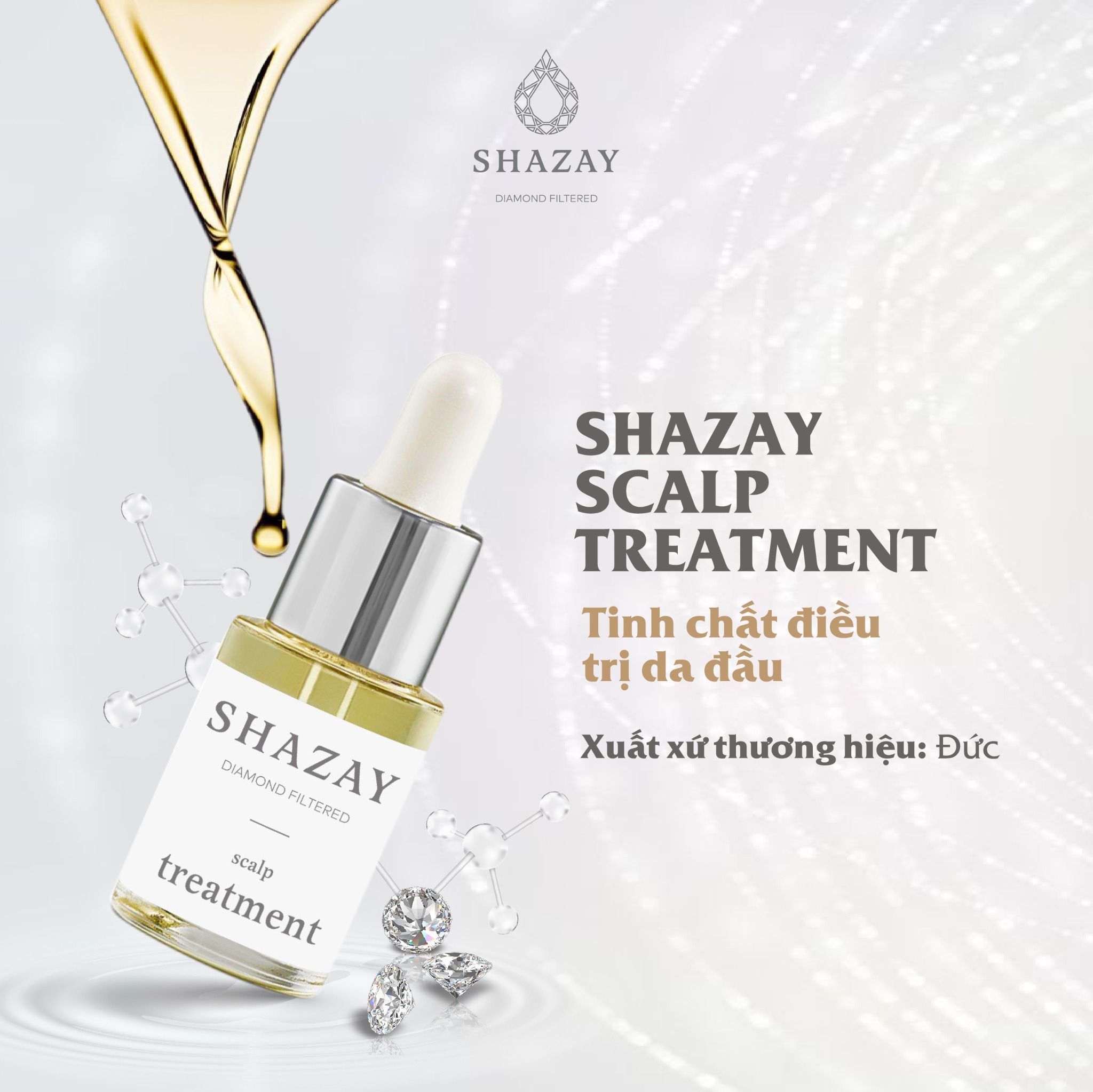  TINH CHẤT ĐIỀU TRỊ DA ĐẦU SHAZAY - SCALP TREATMENT 