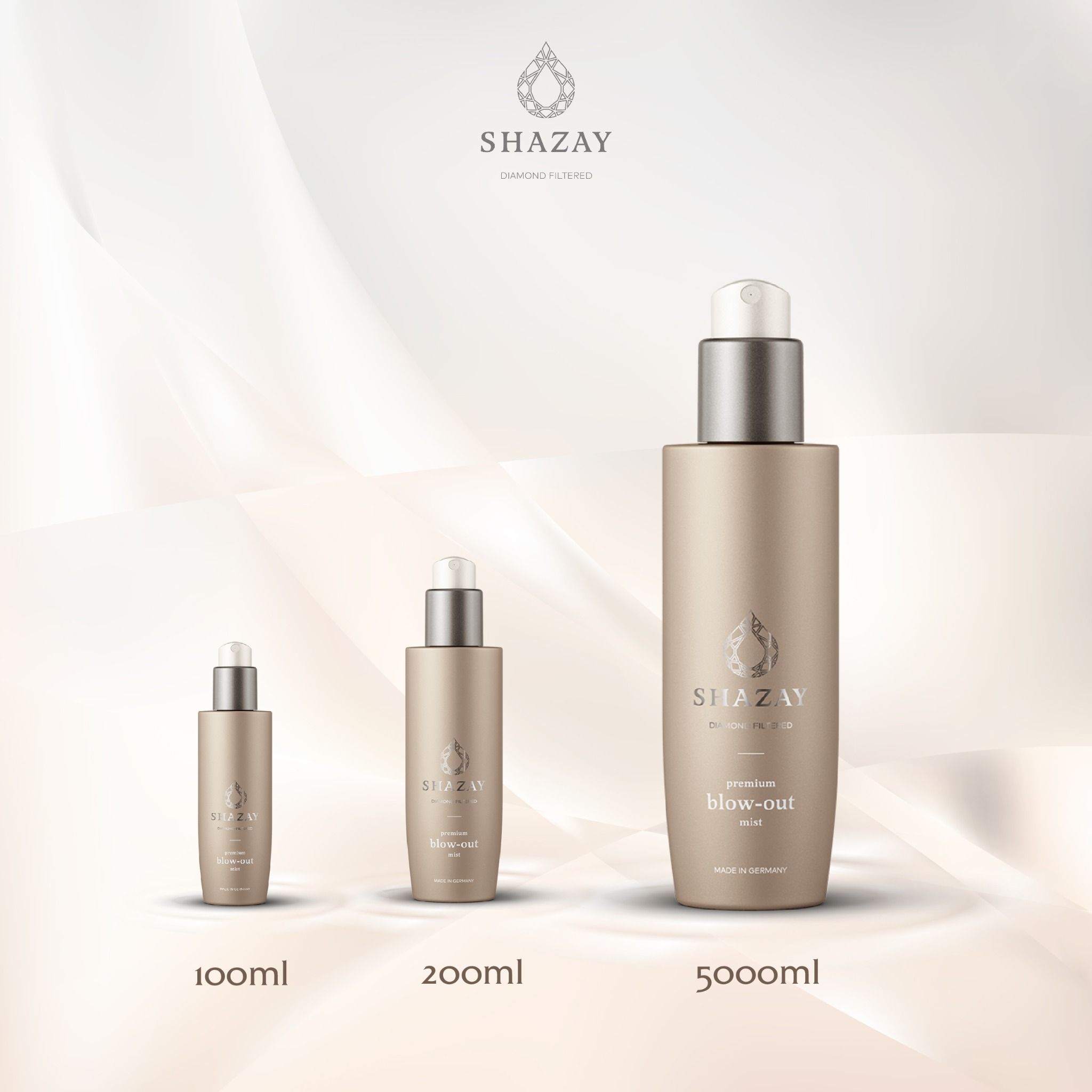  XỊT DƯỠNG TÓC GIỮ NẾP SHAZAY PREMIUM BLOW-OUT MIST 