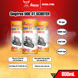  [PHIÊN BẢN TẾT 2024] - Nhớt xe máy Singtrea 500 Scooter 4T 10W40 Lon 0.8L 