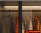  Tủ quần áo cánh kính khung nhôm đẹp DTA01 