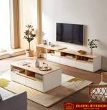  Bàn sofa hiện đại bằng gỗ cho phòng khách DSF06 