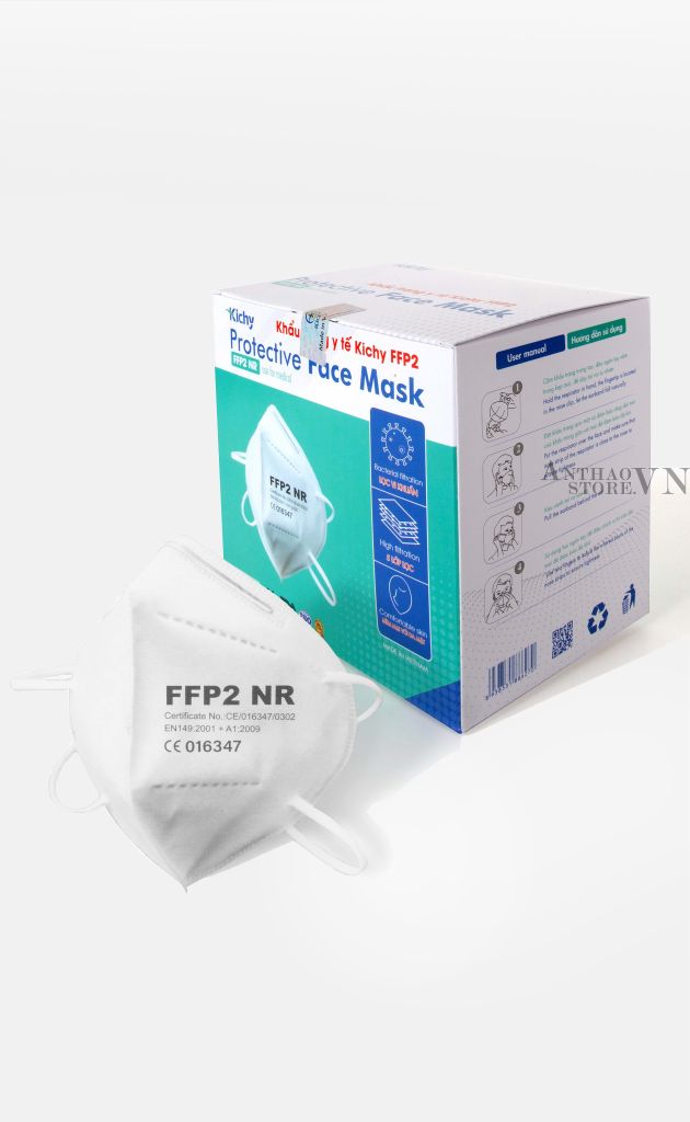 Hộp Khẩu Trang Kichy Y Tế FFP2 Không Van 5 Lớp(20 cái)-TYKC309210922