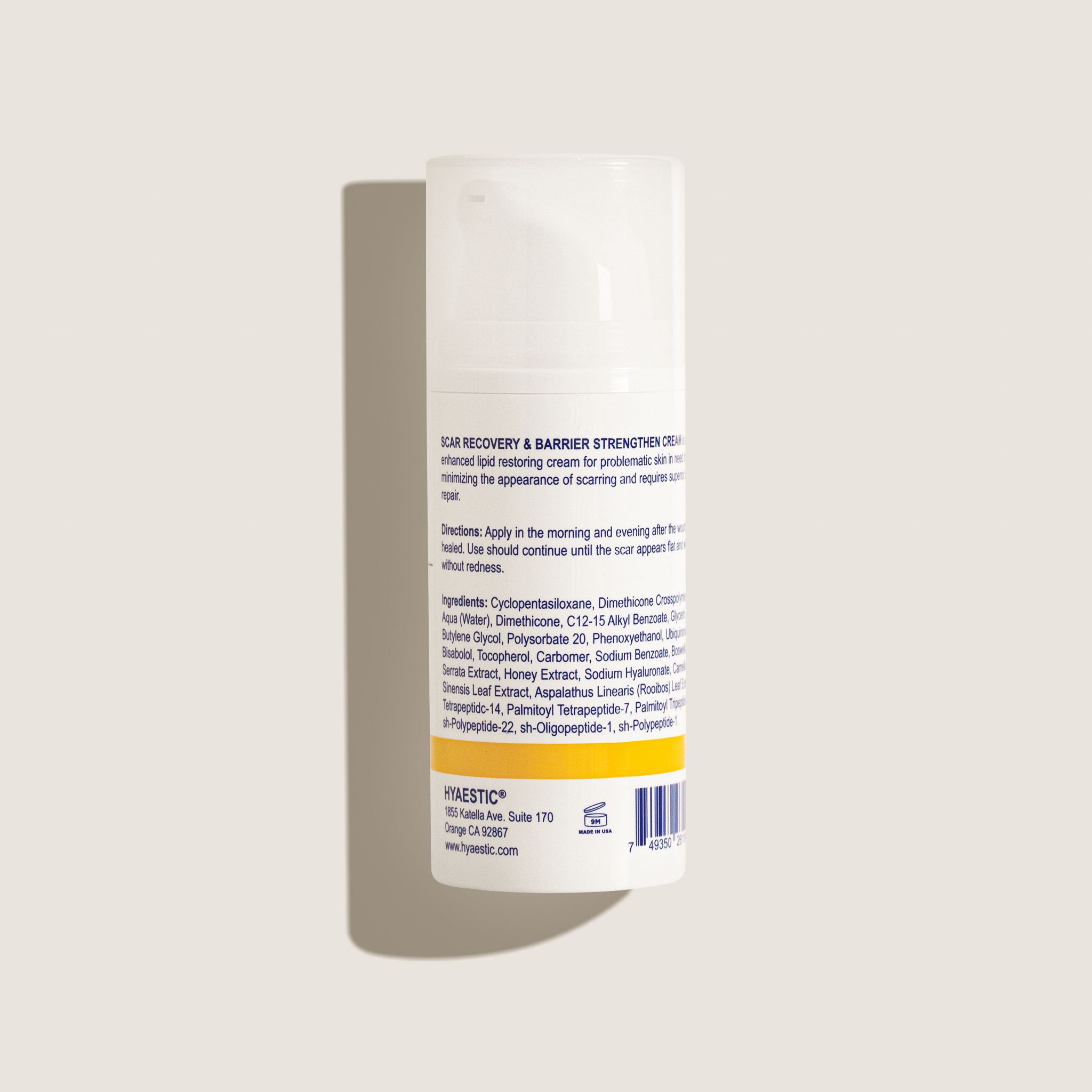 Tế bào gốc trẻ hoá và hỗ trợ phục hồi làn da sẹo Hyaestic Scar Recovery & Barrier Strengthen Cream