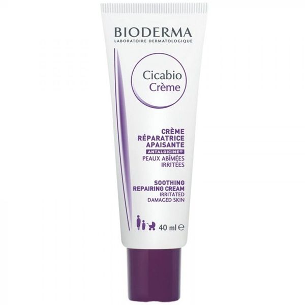  Kem Dưỡng Ẩm, Phục Hồi, Làm Dịu Da Tổn Thương Bioderma Cicabio Creme 40ml 