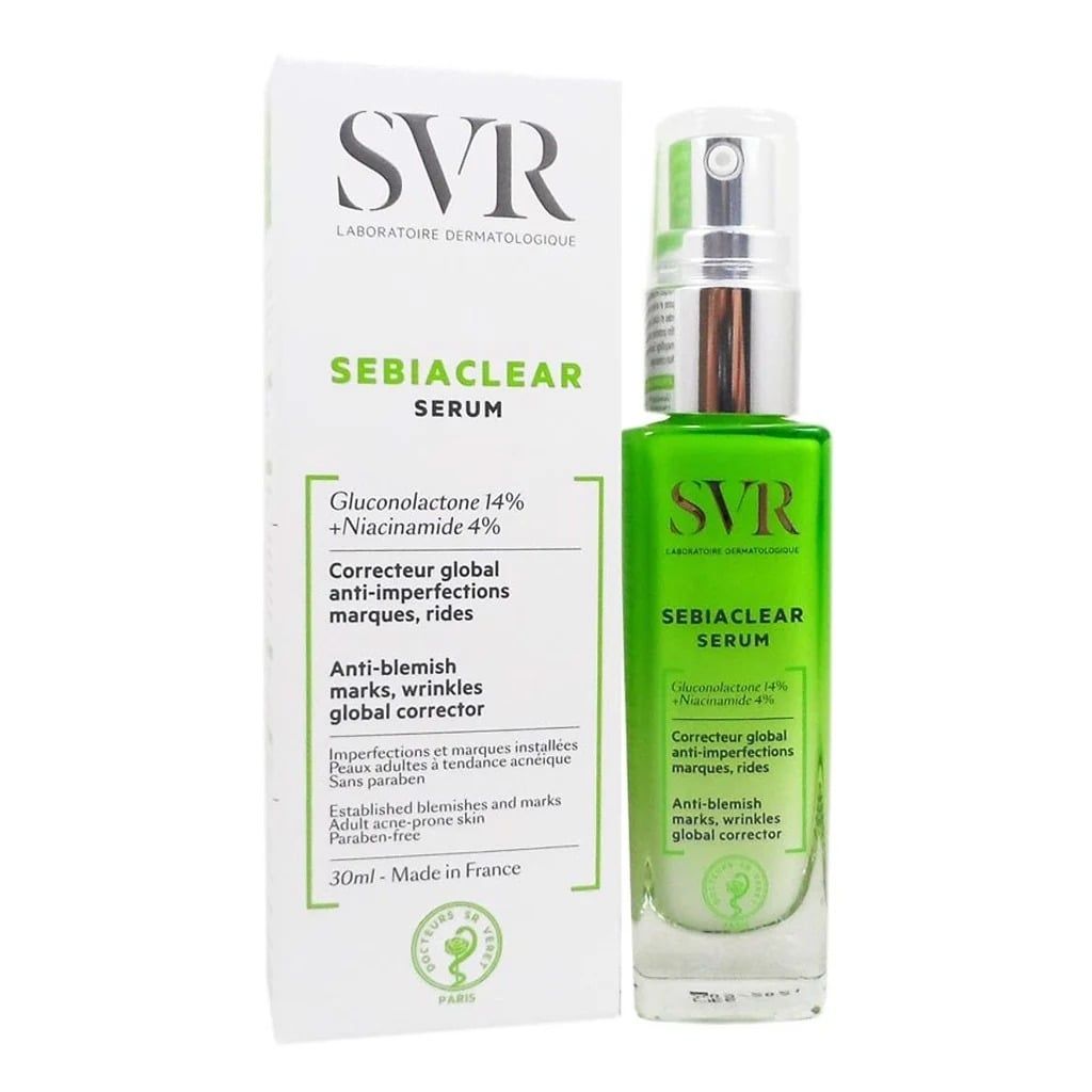  Tinh Chất Giảm Mụn Làm Mờ Thâm Sạm Và Mềm Mịn Da SVR Sebiaclear Serum 30ml 