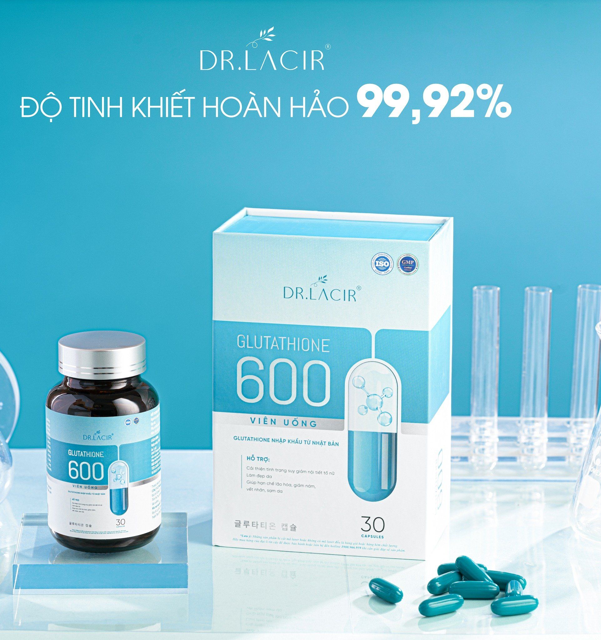  Viên uống trắng da Glutathione 