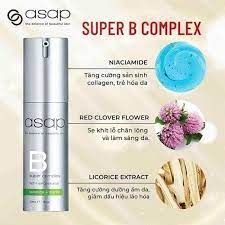 ASAP SUPER B COMPLEX 30ML/ TINH CHẤT DƯỠNG ẨM ASAP SUPER B COMPLEX CHO DA CĂNG MƯỚT TRẮNG HỒNG 30ML - ÚC