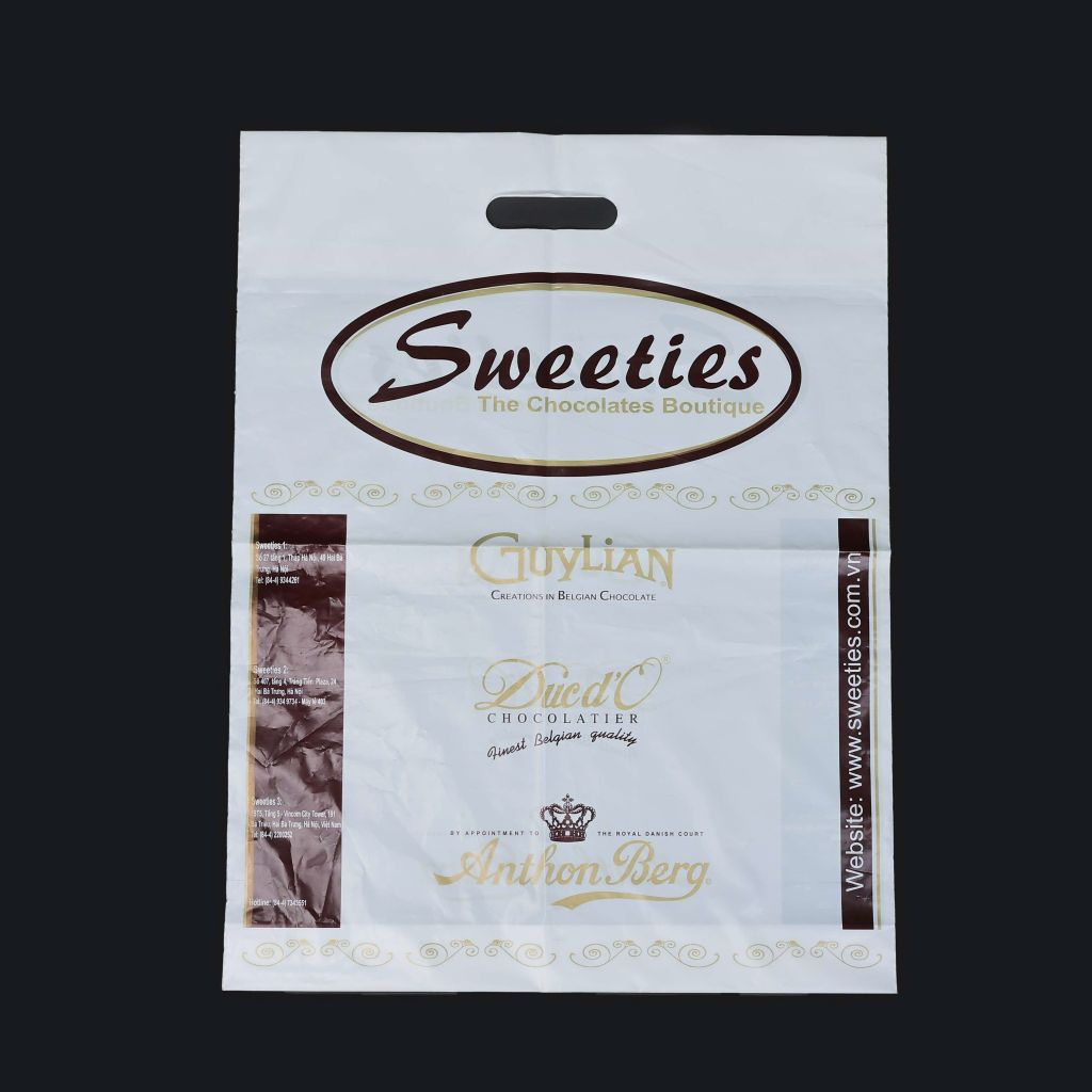 Túi nhựa đột quai Sweeties Chocolate