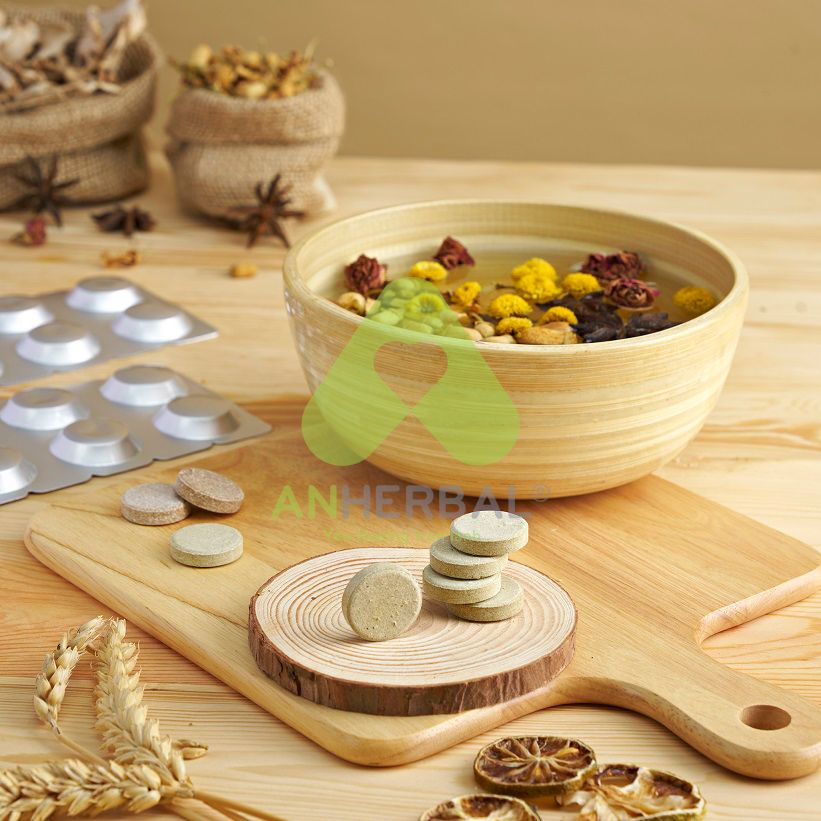 Combo 3 hộp Viên sủi ngâm chân Thảo mộc ANHERBAL