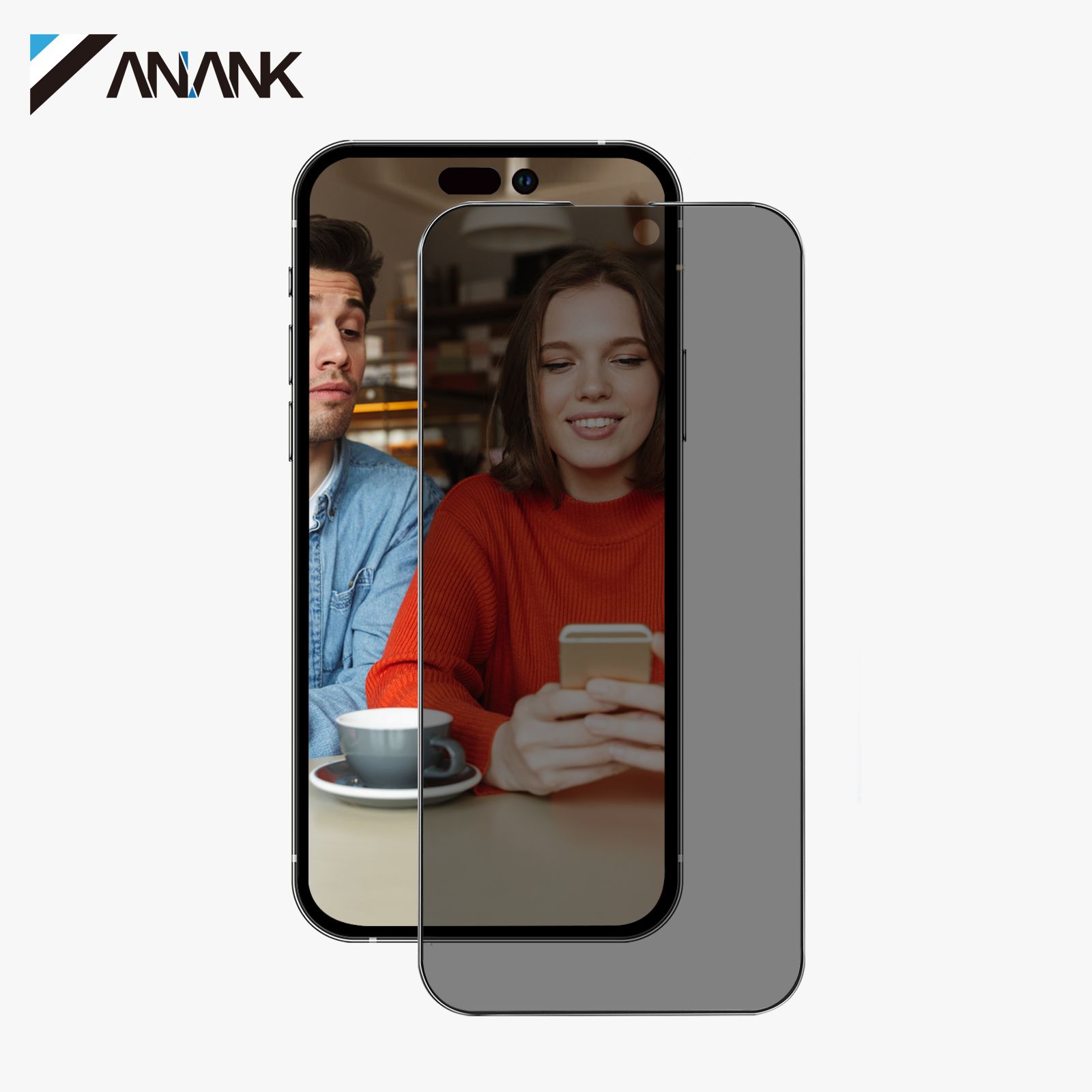 ANANK - CƯỜNG LỰC CHỐNG NHÌN TRỘM 2.5D CHO IPHONE 15 SERIES