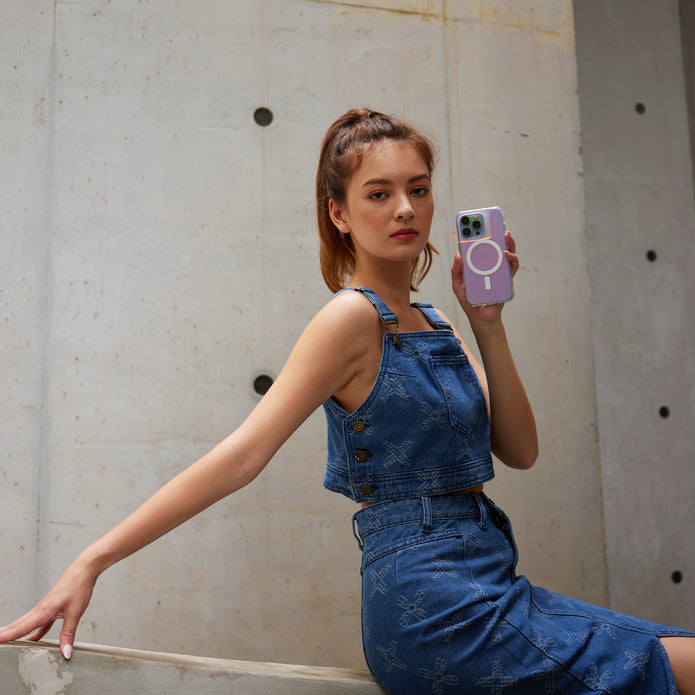 ỐP LƯNG CHỐNG SỐC CHO IPHONE 14 PRO SEER-MAG BUBBLE BUTTERCASE