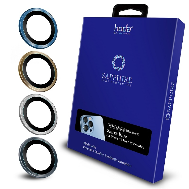 Miếng dán bảo vệ camera HODA Sapphire cho iPhone 13 Pro và 13 Pro Max