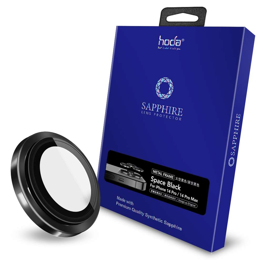 Miếng dán bảo vệ camera HODA Sapphire cho iPhone 14 Pro và 14 Pro Max