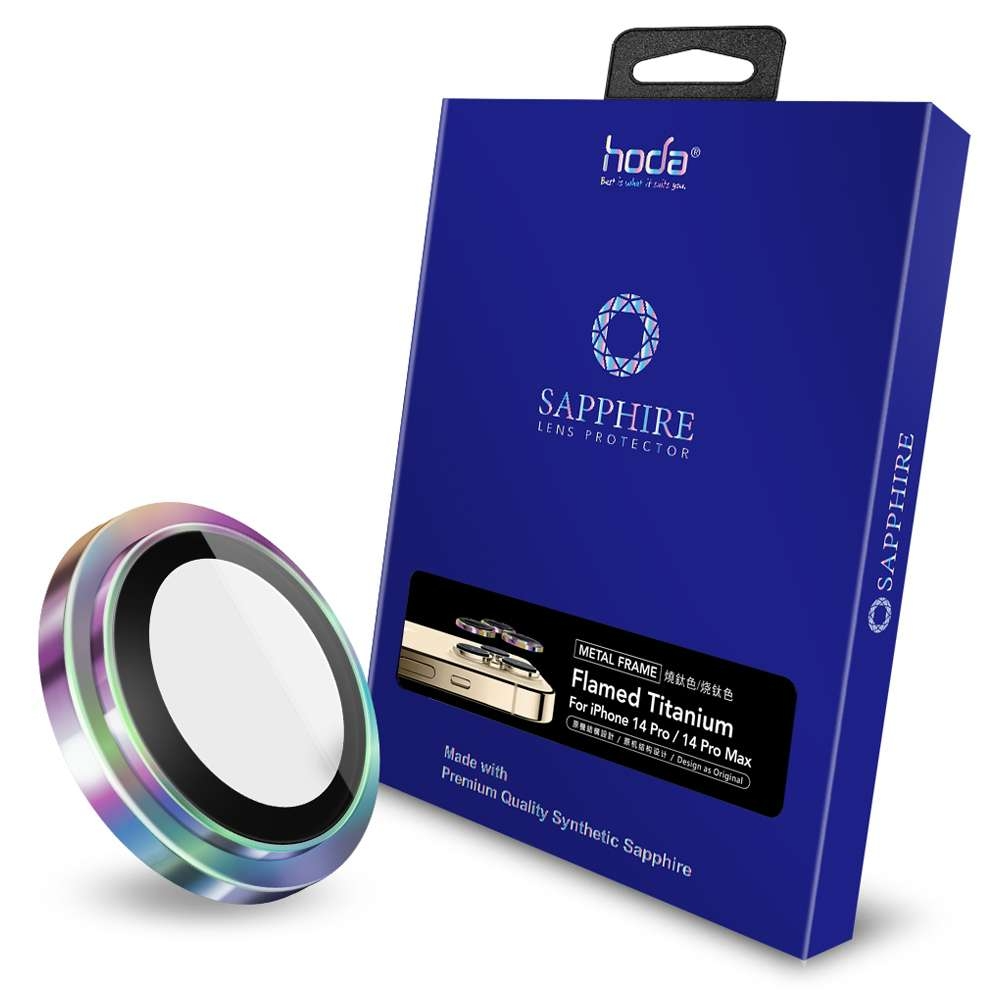 Miếng dán bảo vệ camera HODA Sapphire cho iPhone 14 Pro và 14 Pro Max