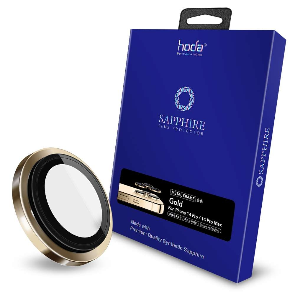 Miếng dán bảo vệ camera HODA Sapphire cho iPhone 14 Pro và 14 Pro Max