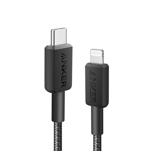 Cáp Sạc nhanh Anker 322 Type C – Lightning bọc dù MFI 0.9m