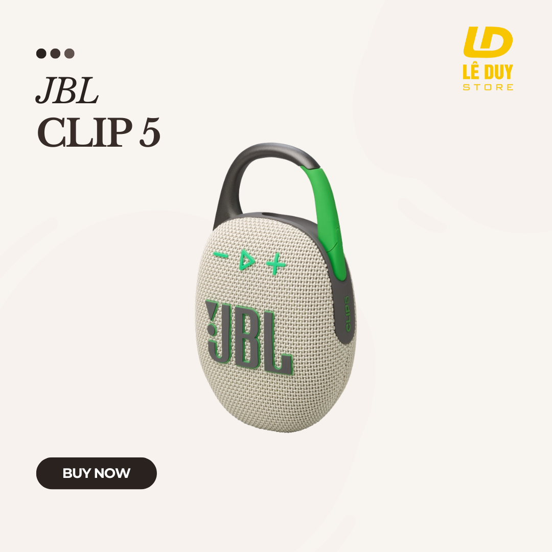 Loa Bluetooth JBL CLIP 5 - Hàng Chính hãng PGI