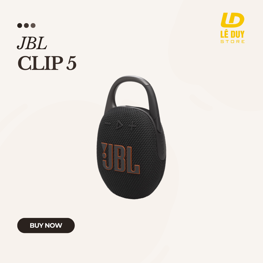 Loa Bluetooth JBL CLIP 5 - Hàng Chính hãng PGI