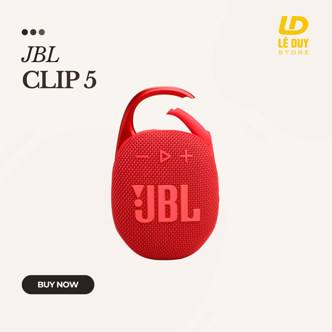 Loa Bluetooth JBL CLIP 5 - Hàng Chính hãng PGI