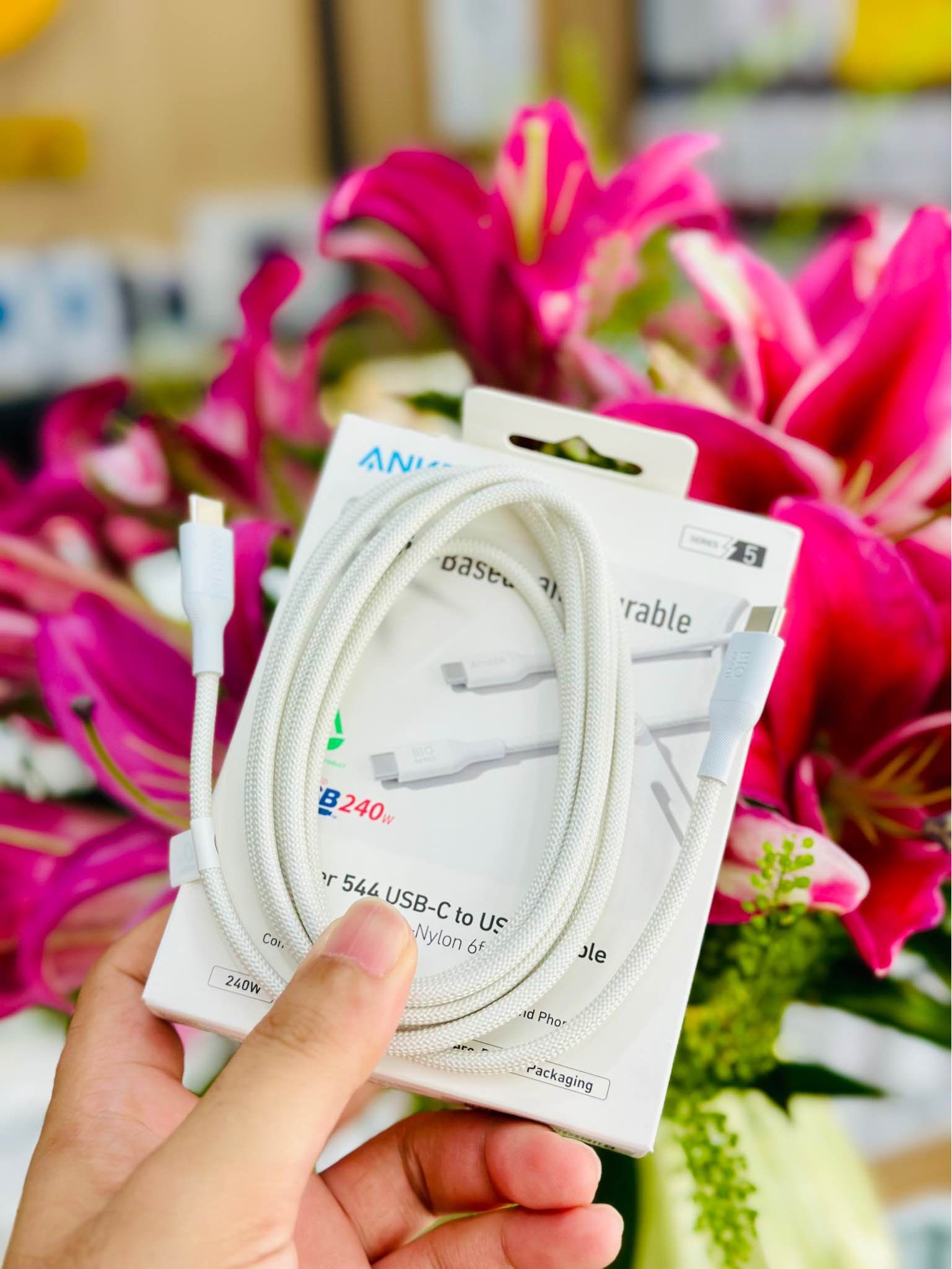 Cáp Dù Anker 544 (Bio-Based) C-C 240W - Bảo Hành 12 Tháng