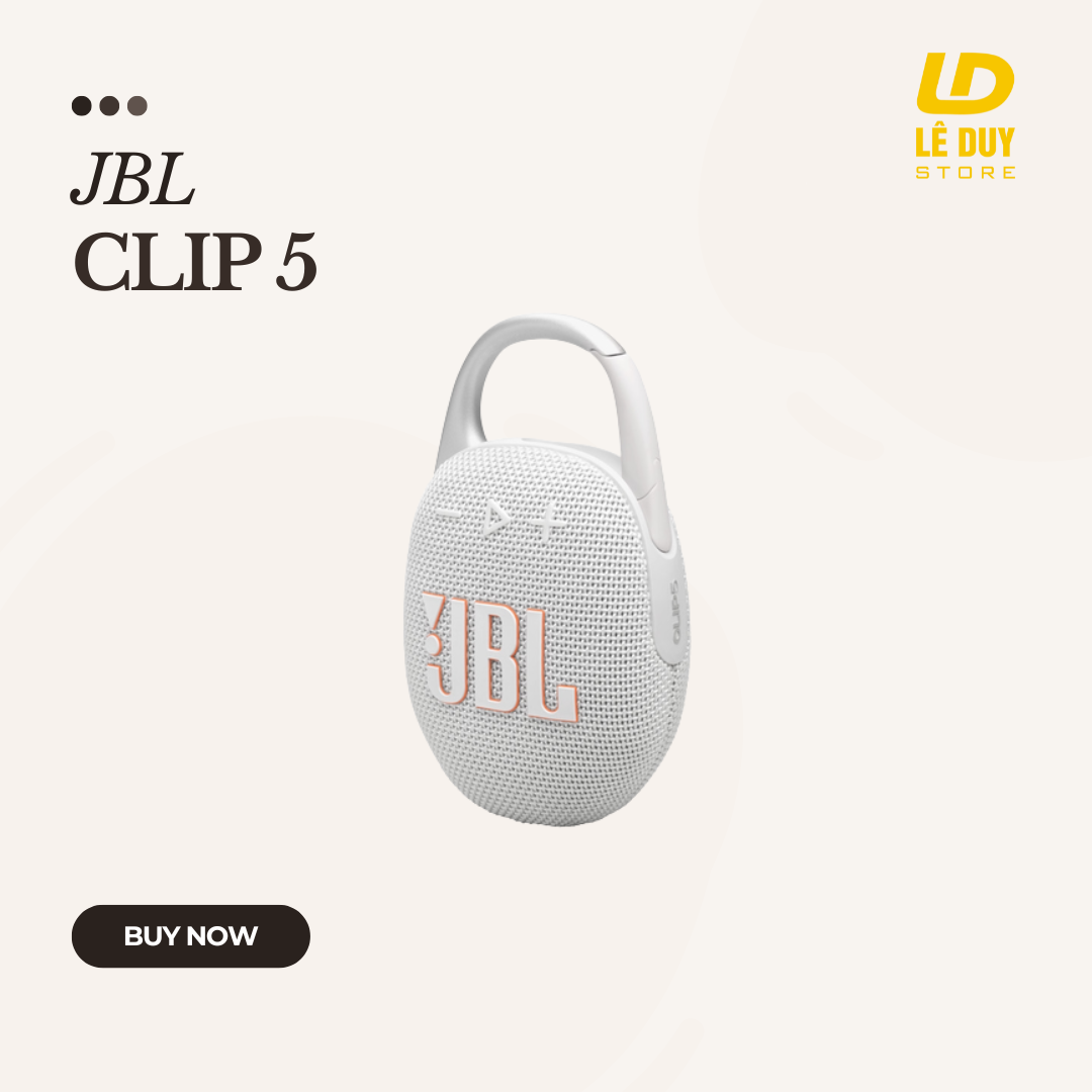 Loa Bluetooth JBL CLIP 5 - Hàng Chính hãng PGI