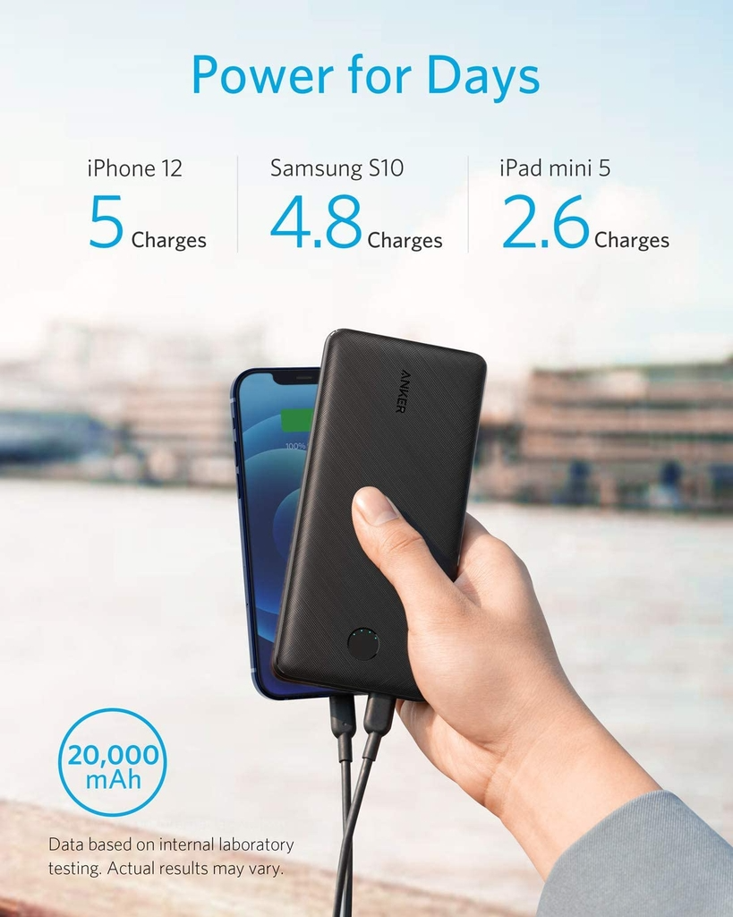 PIN DỰ PHÒNG ANKER POWERCORE ESSENTIAL 20.000MAH POWER DELIVERY