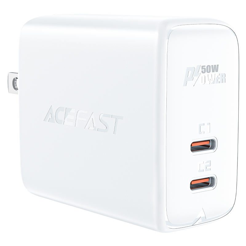  Sạc ACEFAST PD50W GaN 2 cổng USB-C (US) - A31 