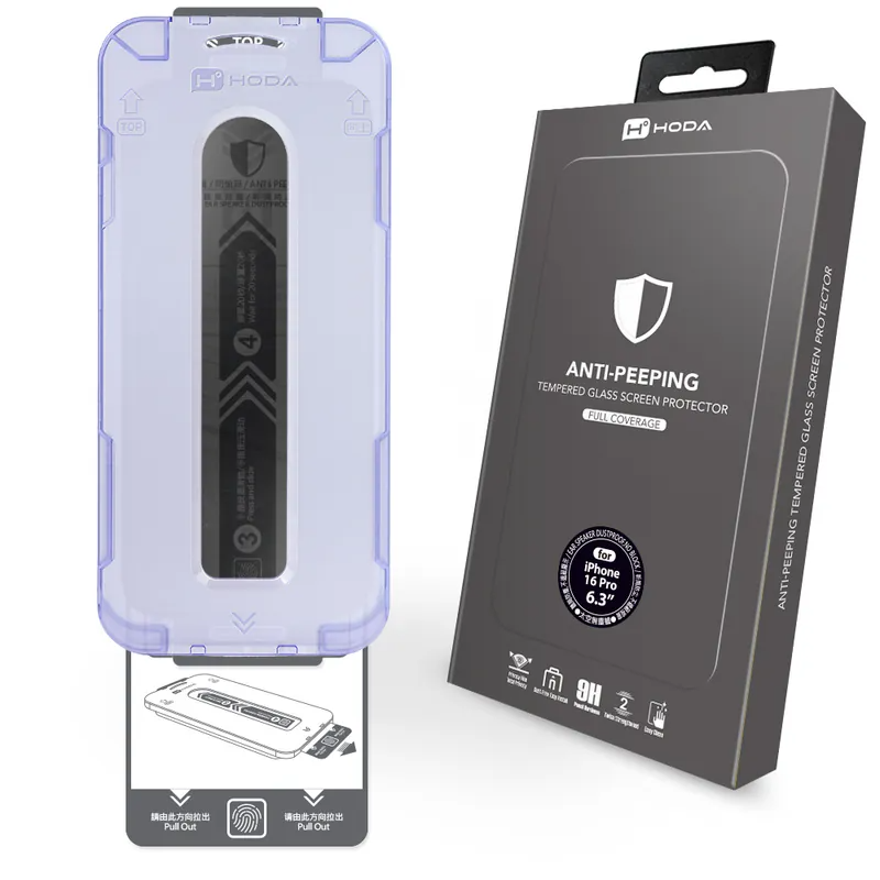 IPHONE 16 SERIES/ MIẾNG DÁN CƯỜNG LỰC HODA CHỐNG NHÌN TRỘM