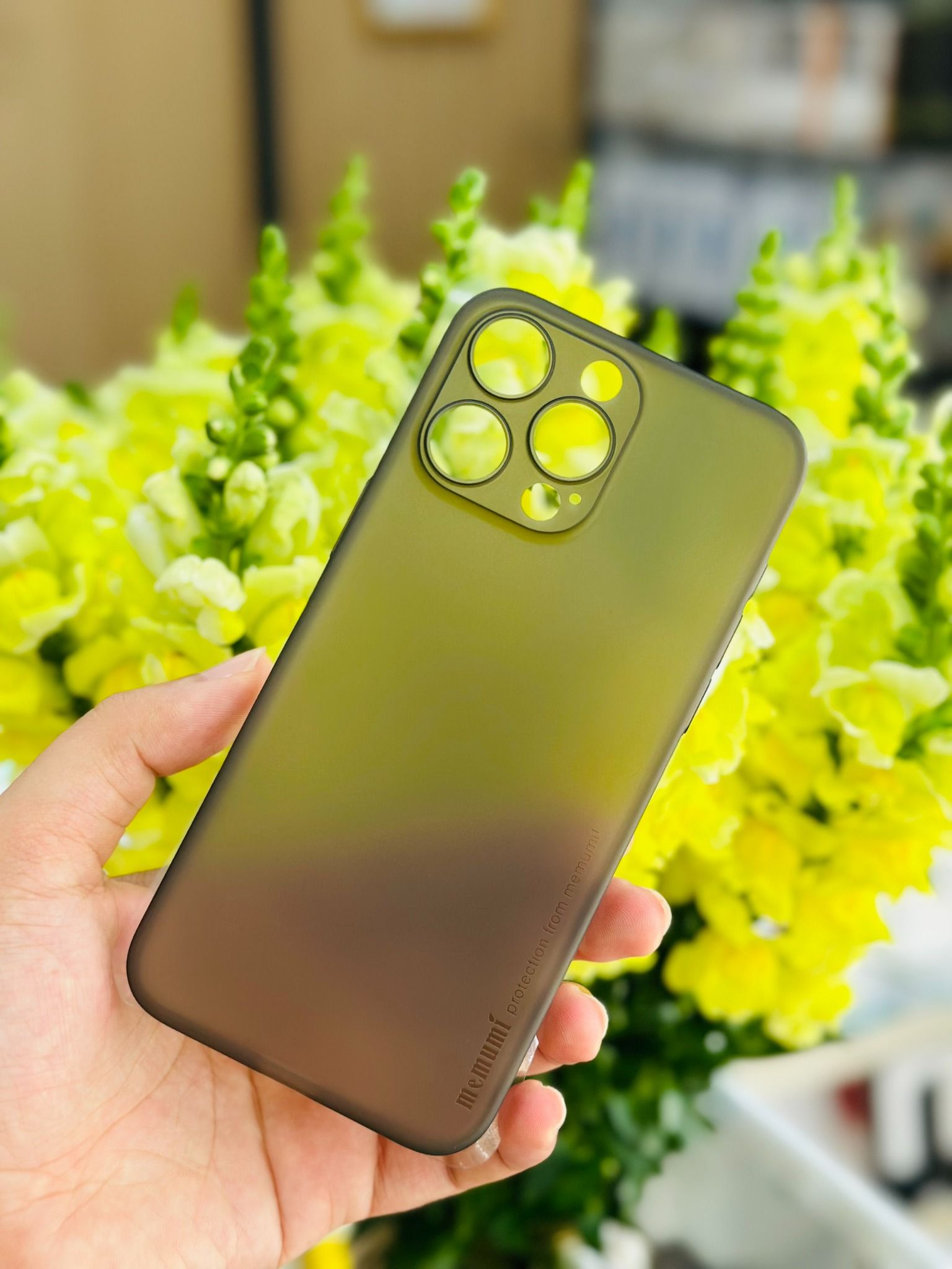 Ốp lưng iPhone 15 ProMax - Memumi siêu mỏng 0.3mm