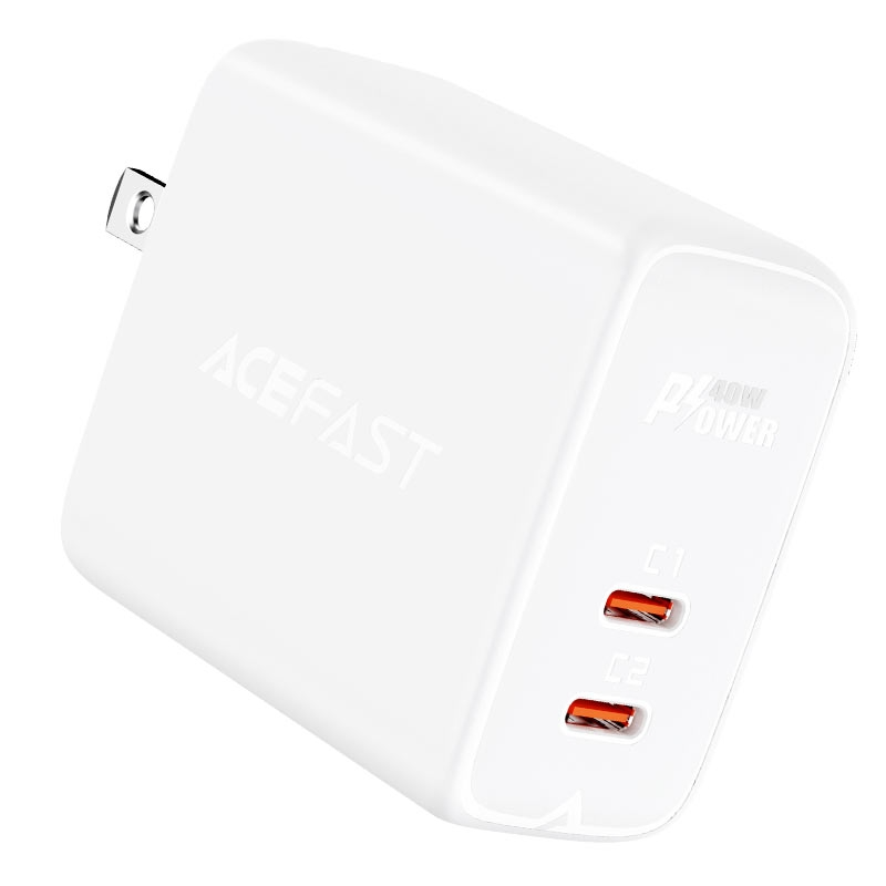Sạc ACEFAST PD3.0 40W 2 cổng USB-C (US) - A11