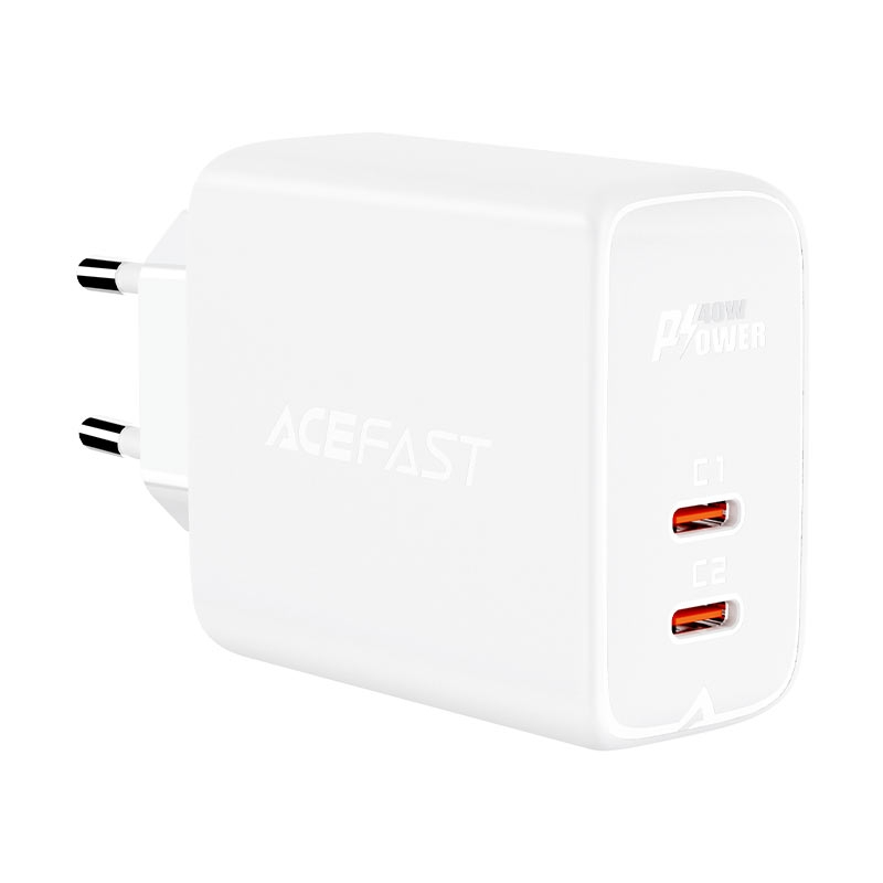 Sạc ACEFAST PD3.0 40W 2 cổng USB-C (EU) - A9