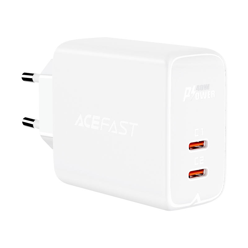  Sạc ACEFAST PD3.0 40W 2 cổng USB-C (EU) - A9 