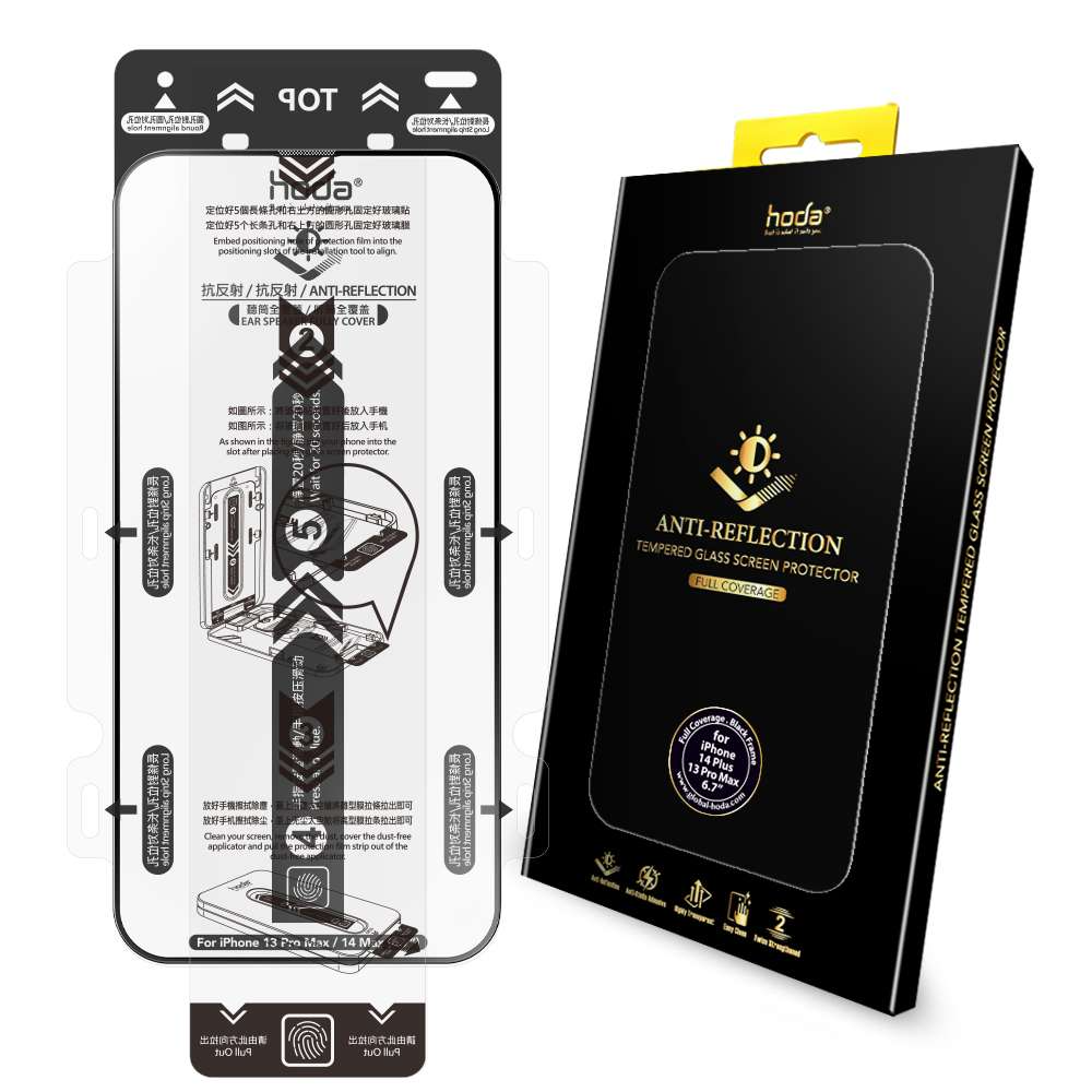 Miếng dán cường lực HODA chống phản chiếu iPhone 14 Pro/14 ProMax