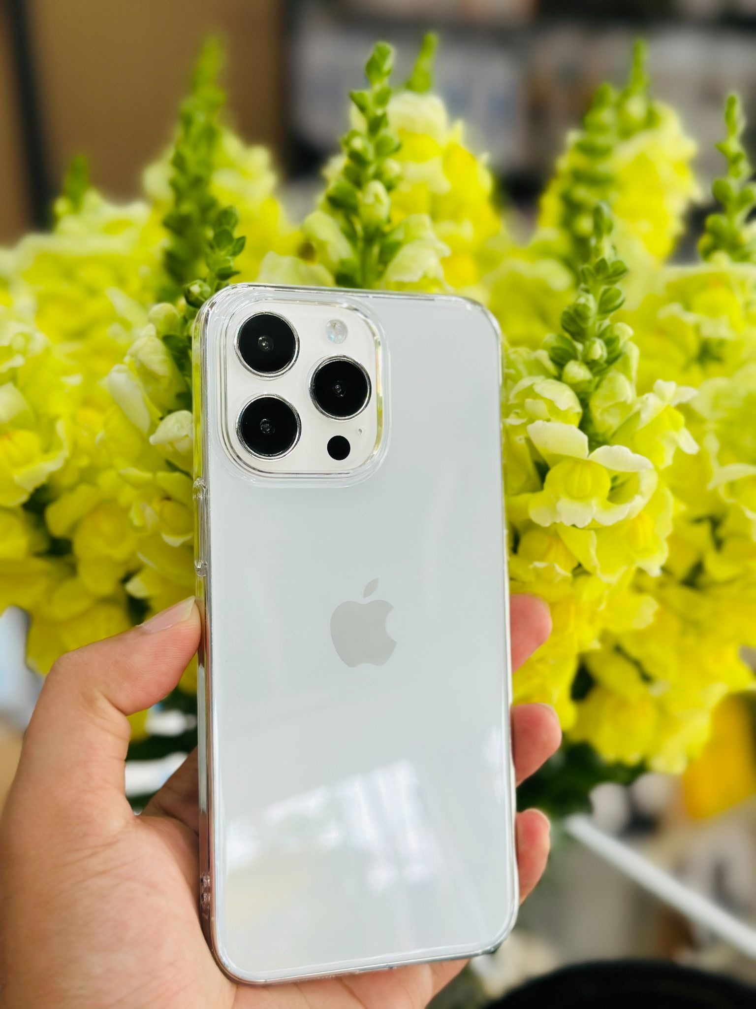 Ốp Memumi Slim cứng trong suốt iPhone 15 ProMax