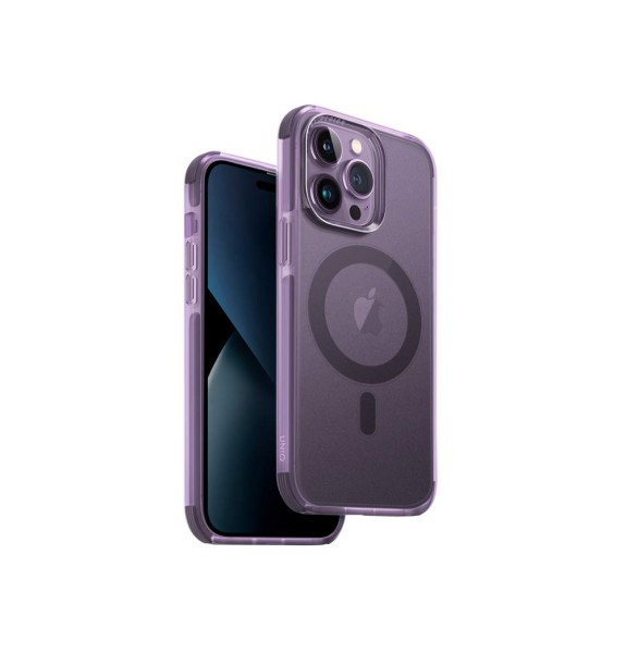 Ốp UNIQ Hybrid Magclick.Charging Combat For iPhone 14 Pro Max