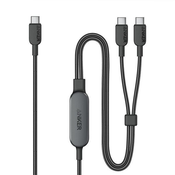 Cáp Type C to Type C Anker 2-in-1 dài 1.2m 140W - A8895