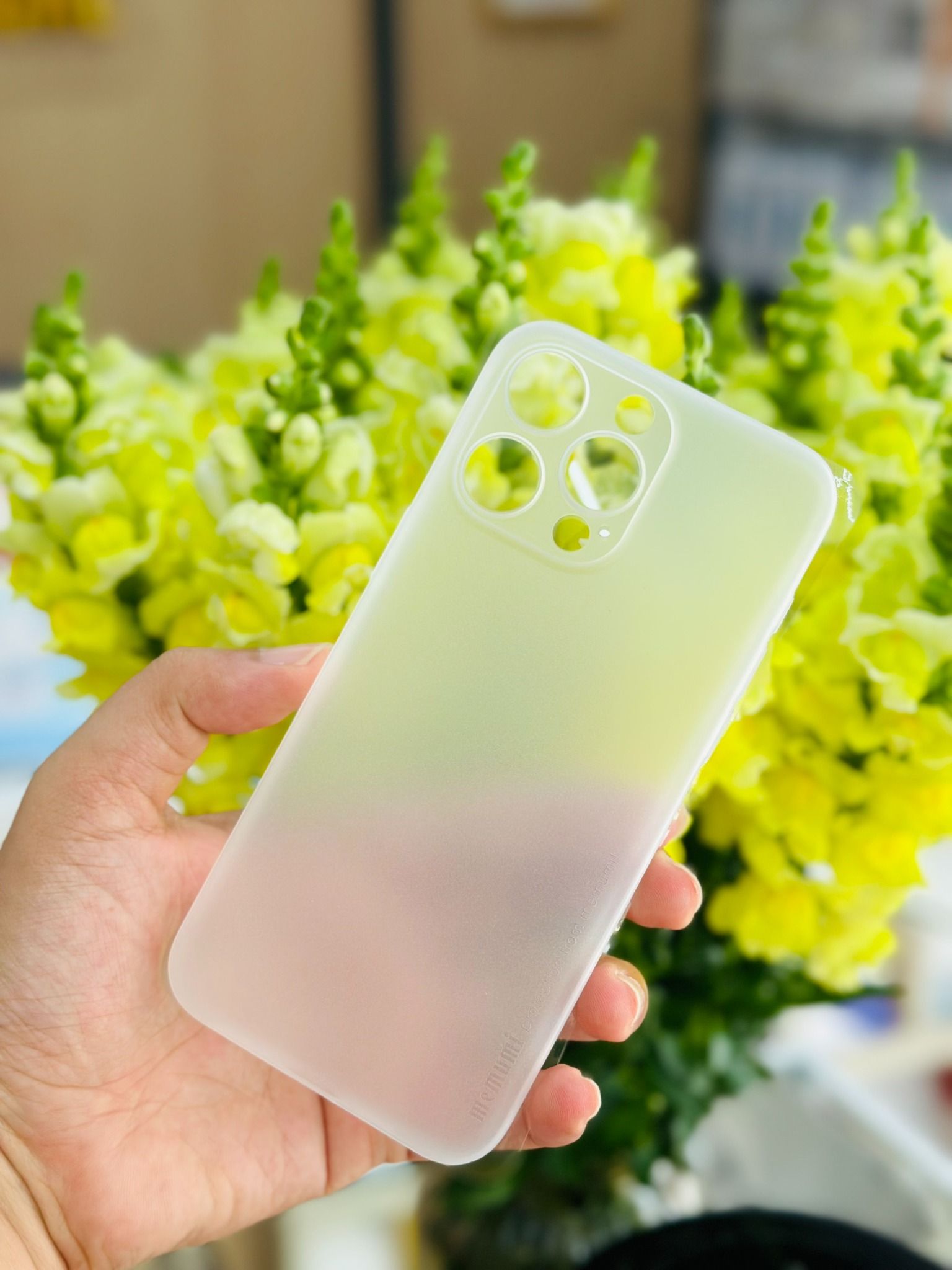 Ốp lưng iPhone 15 ProMax - Memumi siêu mỏng 0.3mm